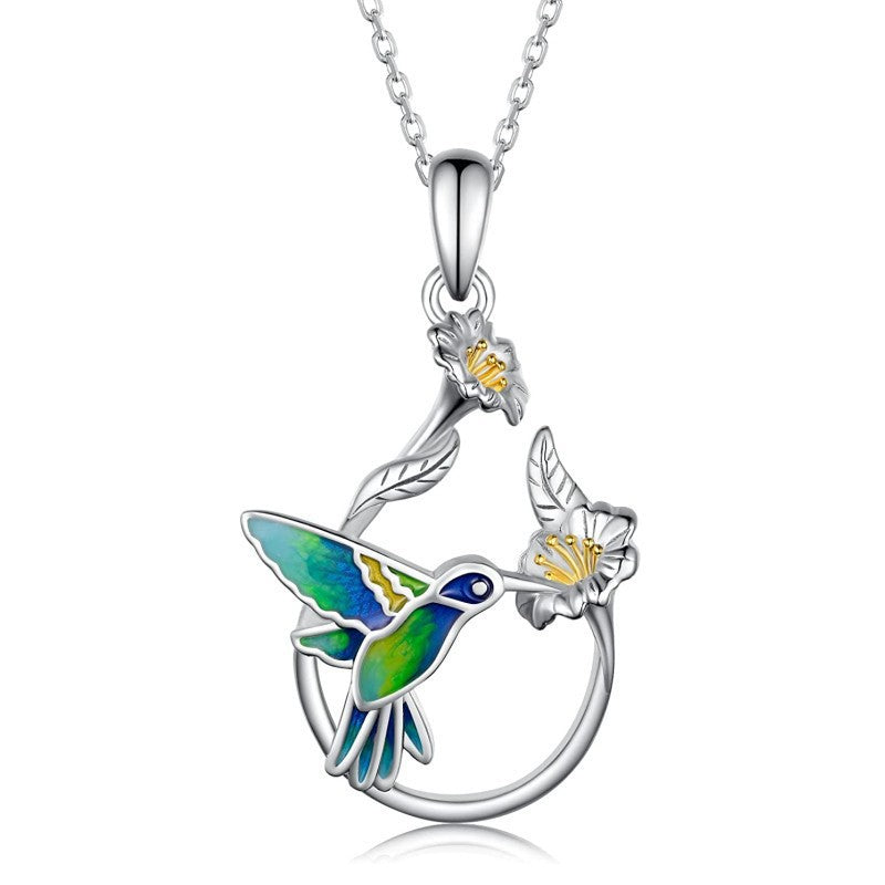 Schöne Silber Halskette mit einzigartigem Stil