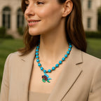 Zarte handwerkliche Halskette