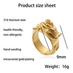 Zarte handwerkliche Ring