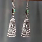 Zarte handwerkliche Silber Ohrring