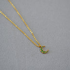 Schöne Gold Halskette mit einzigartigem Stil