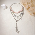 Zarte handwerkliche Halskette