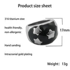 Zarte handwerkliche Ring