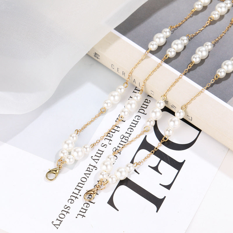 Zarte handwerkliche Perlen Halskette