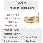 Zarte handwerkliche Gold Ring