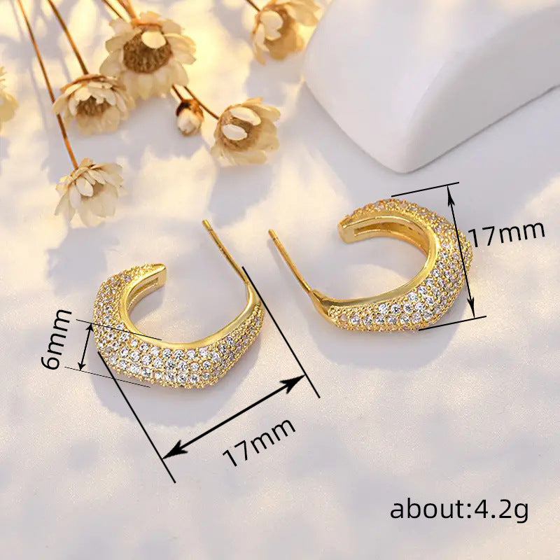 Atemberaubende Ohrring für den Alltag