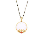 Schöne Gold Halskette mit einzigartigem Stil