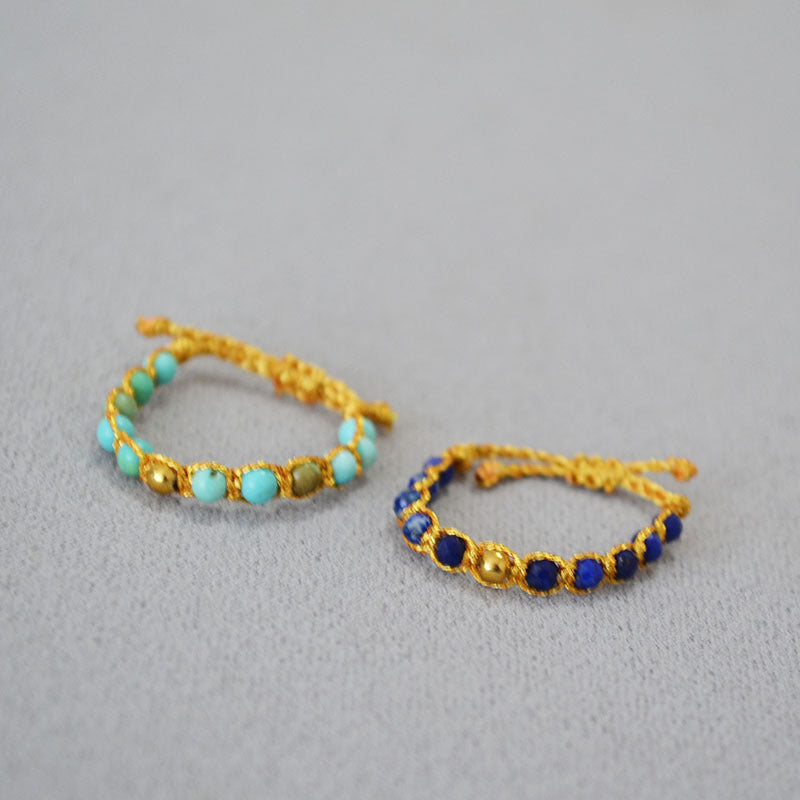 Handgefertigte Vintage Gold Armband