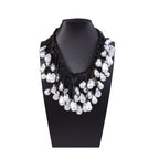 Zarte handwerkliche Perlen Halskette