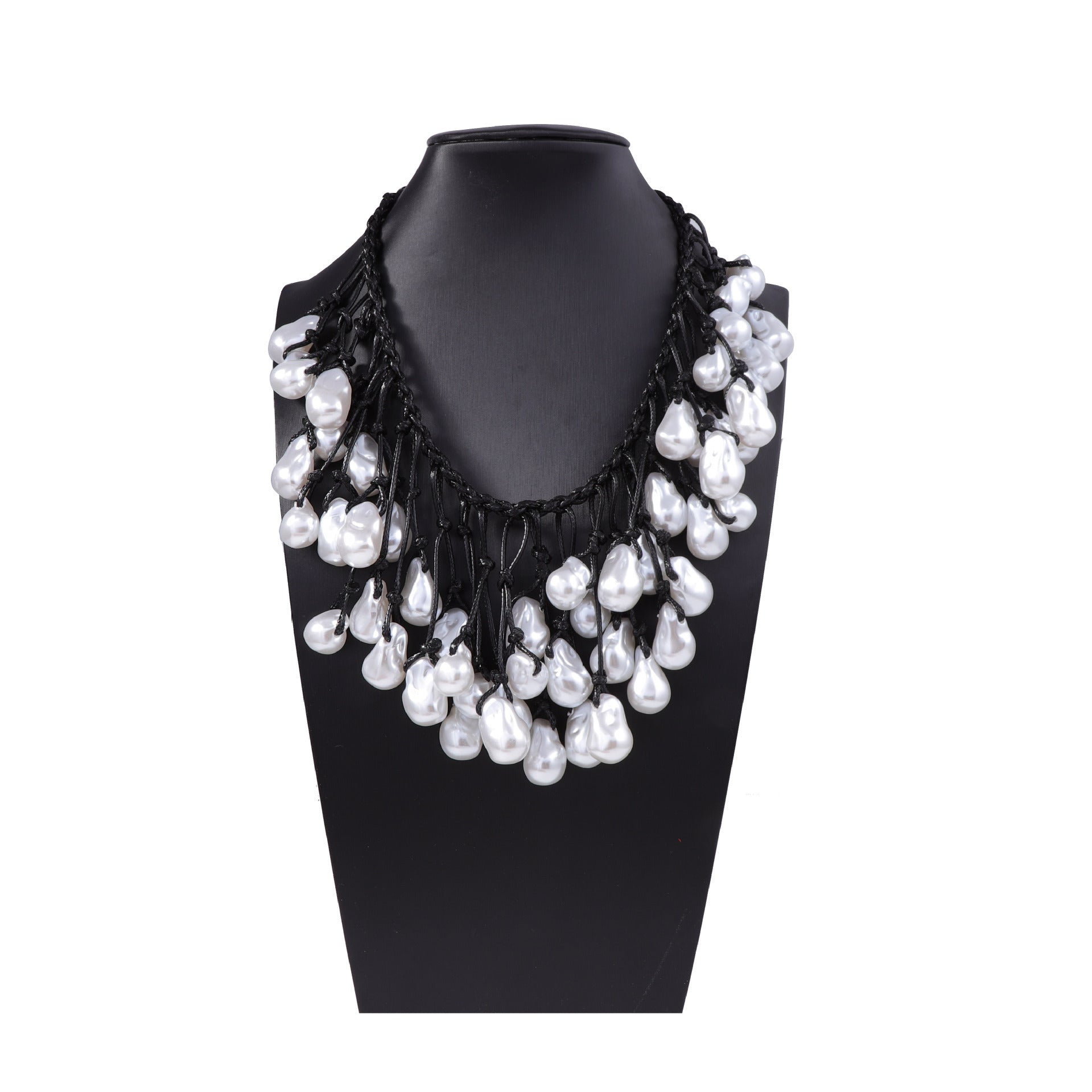 Zarte handwerkliche Perlen Halskette