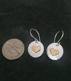 Handgefertigte Vintage Silber Ohrring