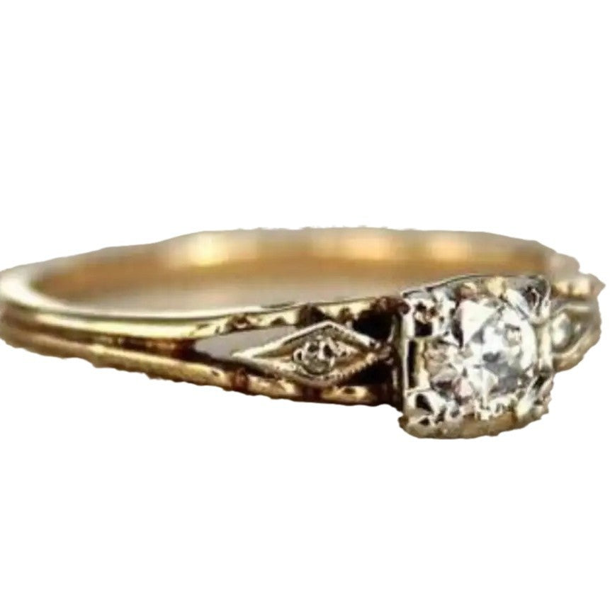 Romantische Gold Ring für besondere Momente