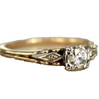 Romantische Gold Ring für besondere Momente