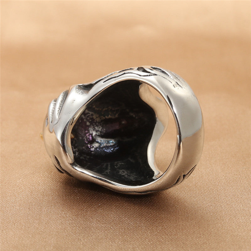 Zarte handwerkliche Gold Ring