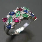 Zarte handwerkliche Ring