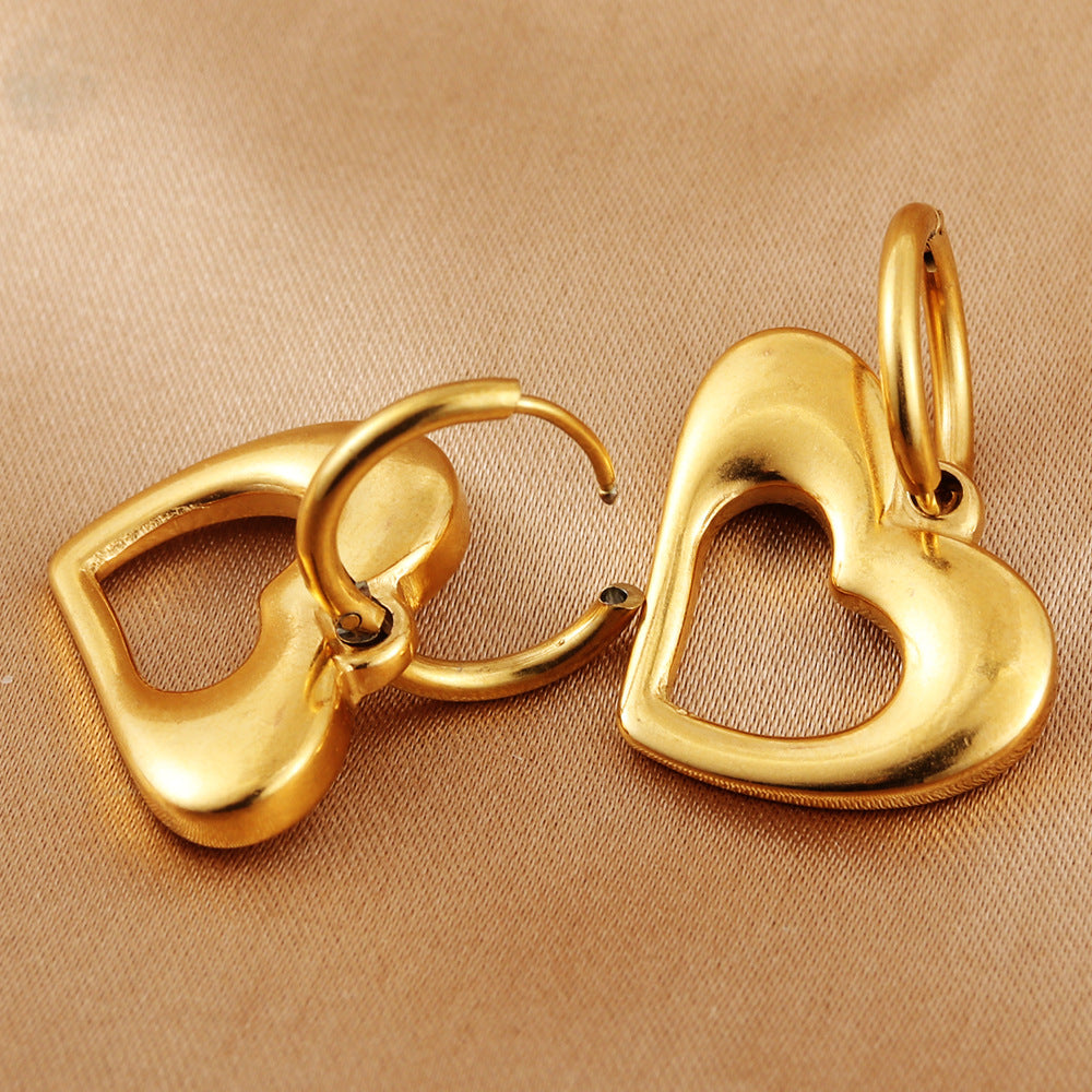 Handgefertigte Vintage Gold Ohrring