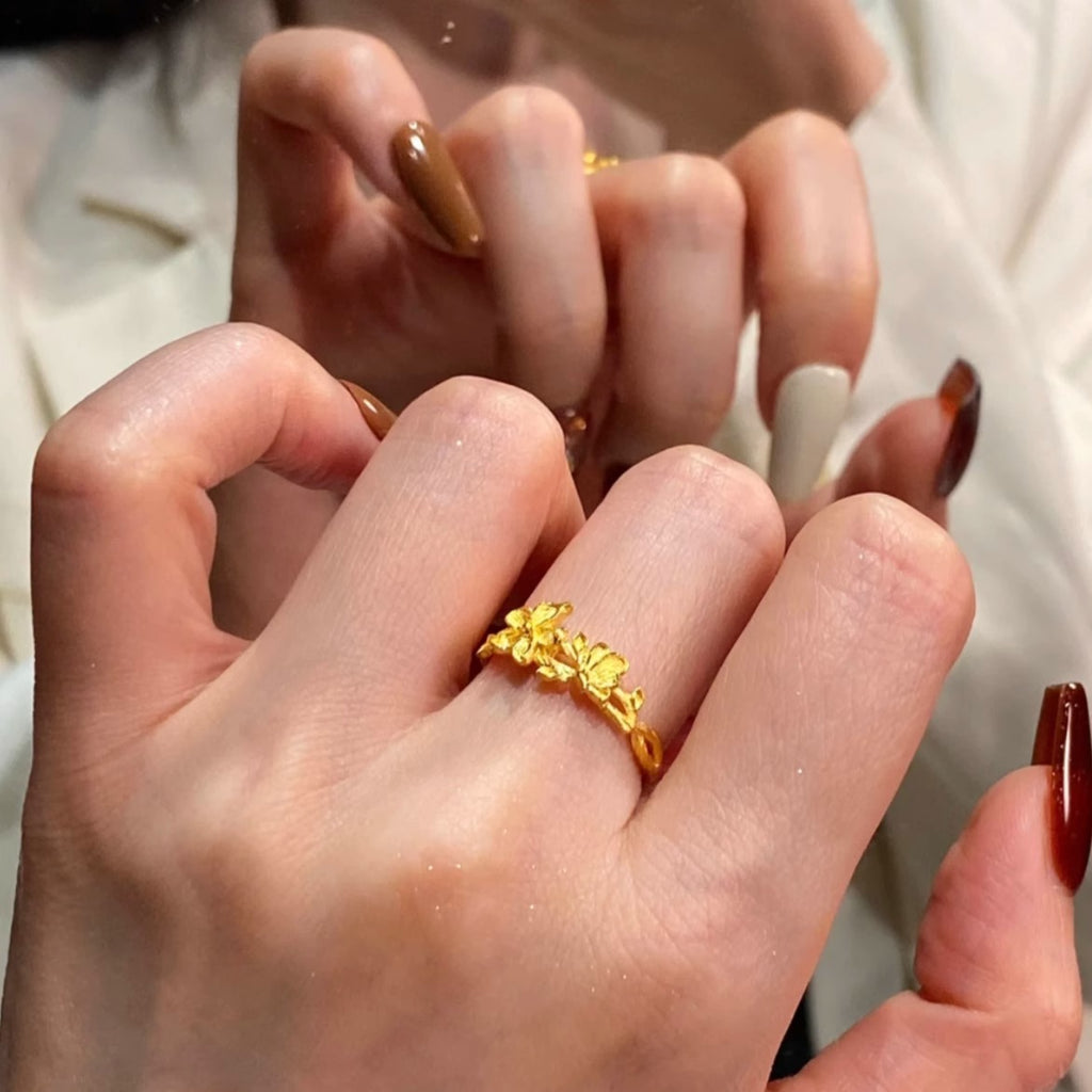 Atemberaubende Gold Ring für den Alltag