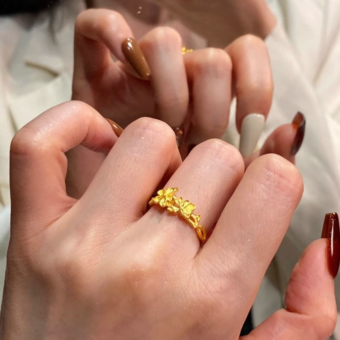 Atemberaubende Gold Ring für den Alltag