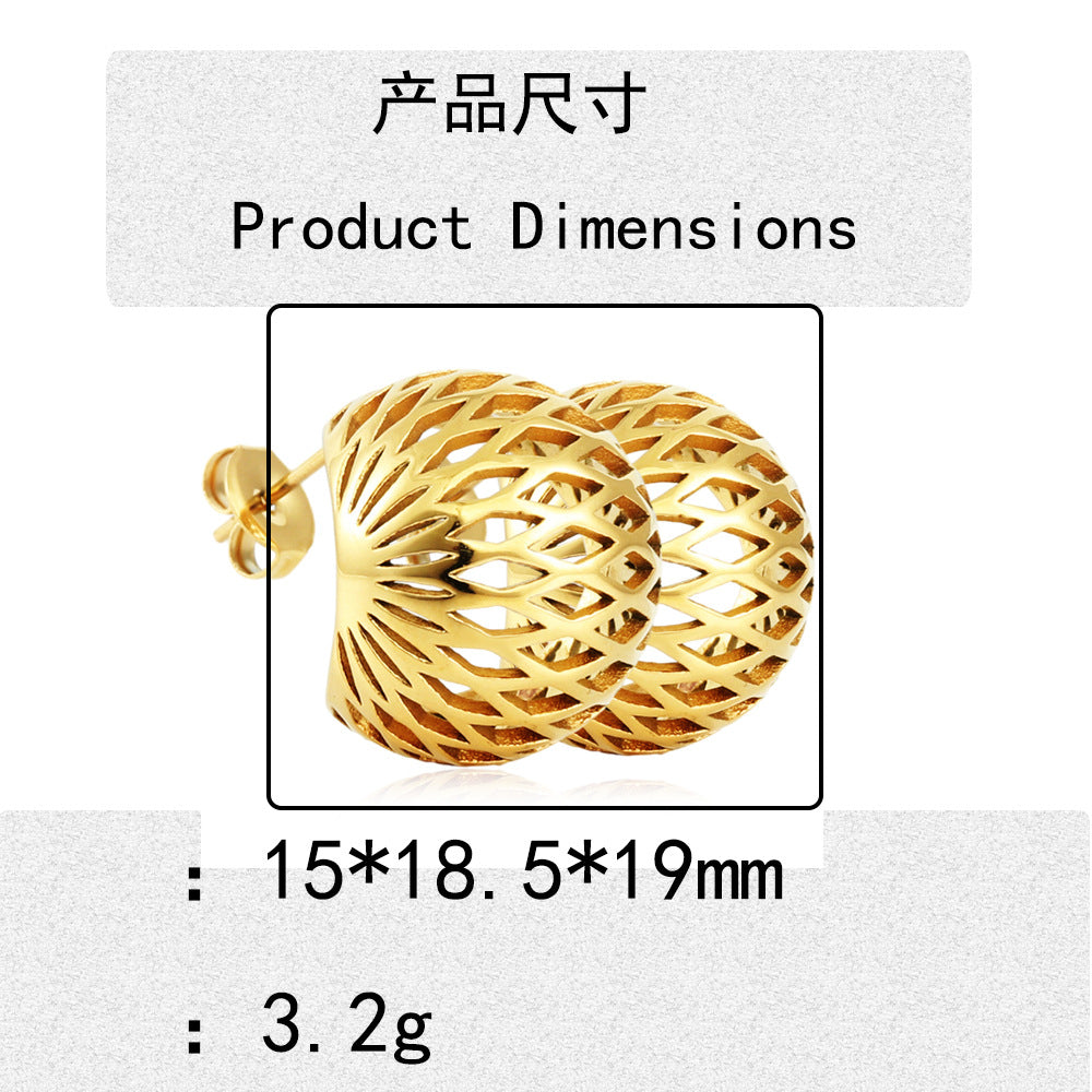 Atemberaubende Gold Ohrring für den Alltag