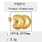 Atemberaubende Gold Ohrring für den Alltag