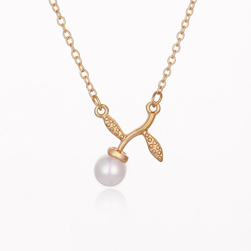 Schöne Perlen Halskette mit einzigartigem Stil