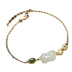 Zarte handwerkliche Silber Armband