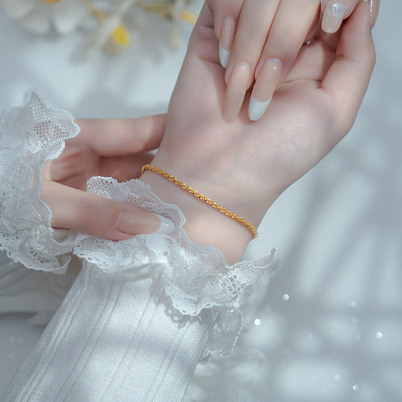 Handgefertigte Vintage Gold Armband