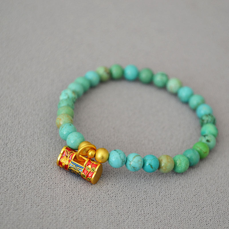 Handgefertigte Vintage Gold Armband