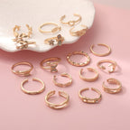 Handgefertigte Vintage Gold Armband