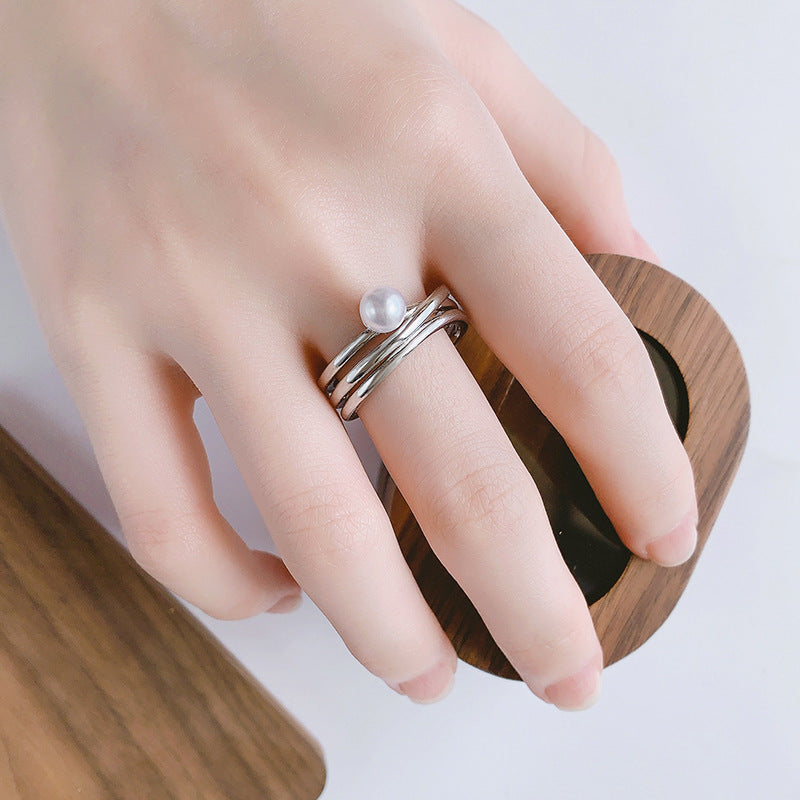 Elegante Perlen Ring für jeden Anlass