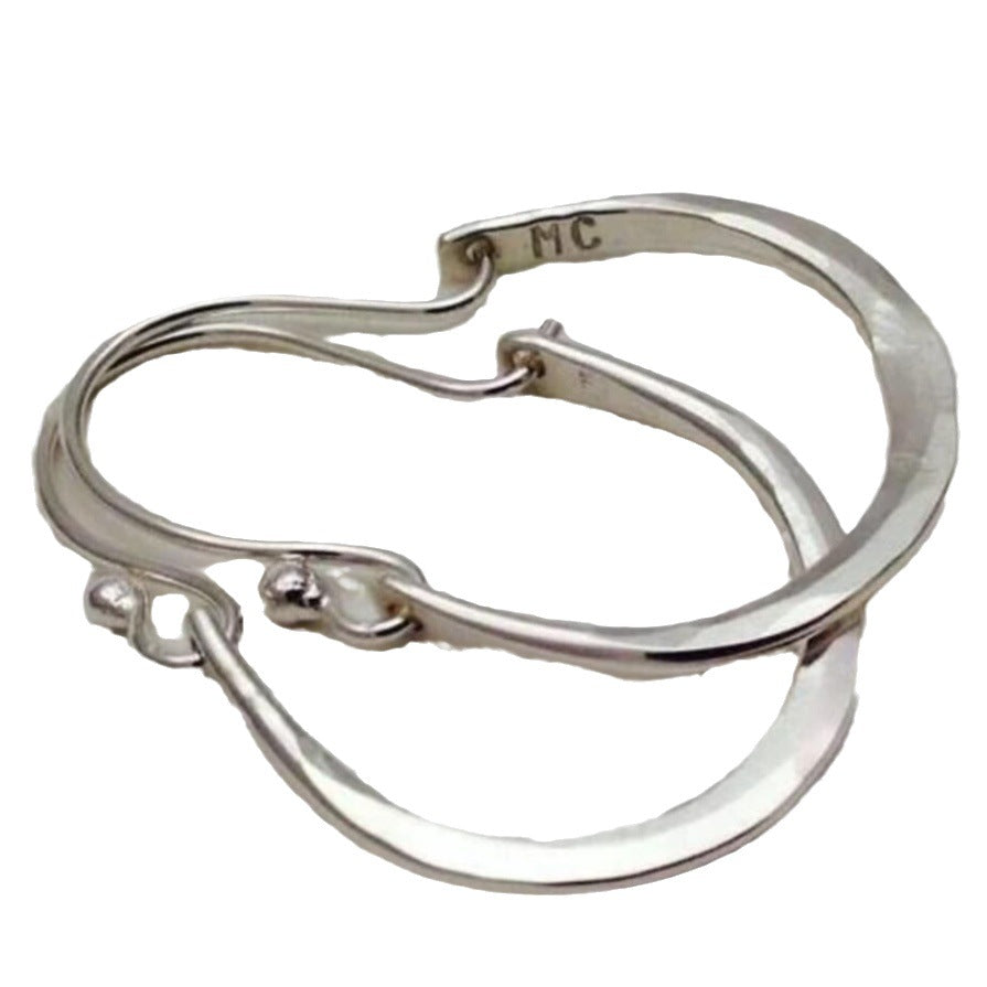 Klassische Silber Ohrring mit zeitloser Eleganz