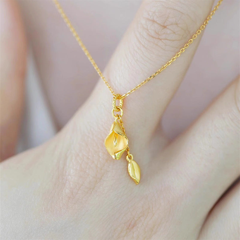 Romantische Gold Halskette für besondere Momente