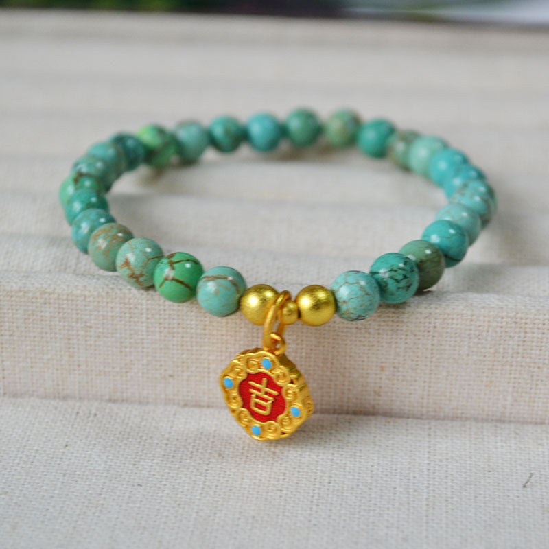 Handgefertigte Vintage Gold Armband