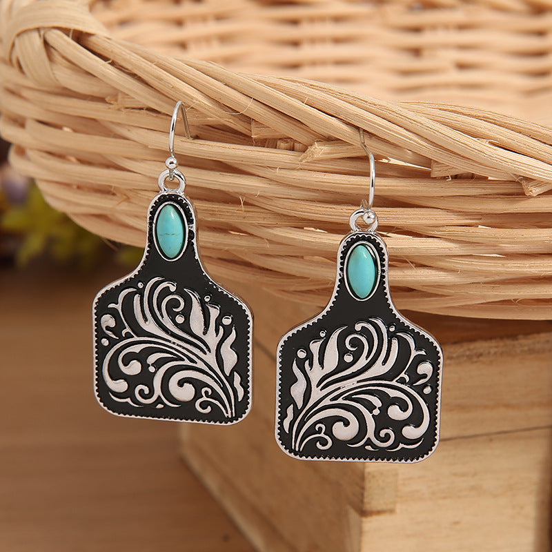 Zarte handwerkliche Ohrring