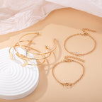 Schöne Gold Armband mit einzigartigem Stil