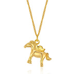 Charmante Gold Halskette für jeden Anlass