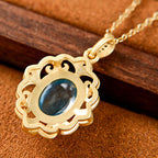 Zarte handwerkliche Silber Halskette