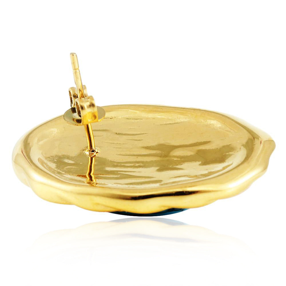 Schöne Gold Ohrring mit einzigartigem Stil