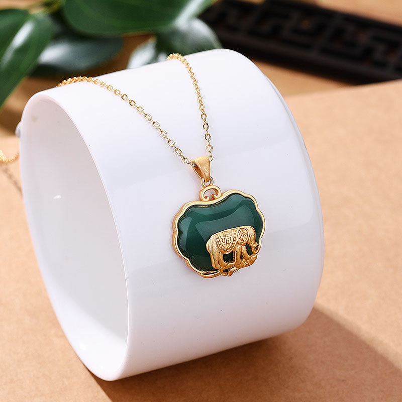 Romantische Gold Halskette für besondere Momente