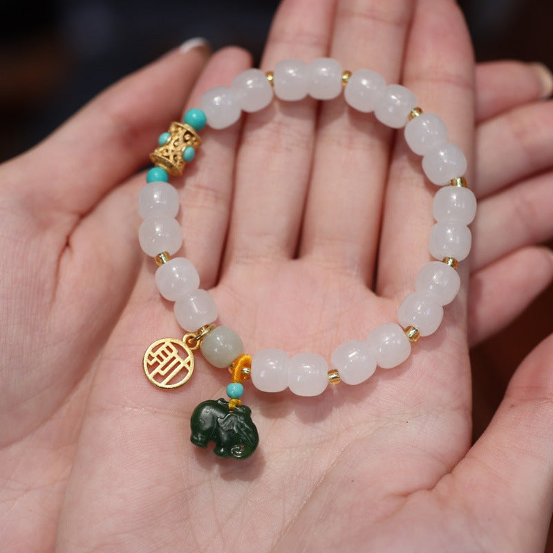 Zarte handwerkliche Gold Armband