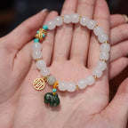 Zarte handwerkliche Gold Armband