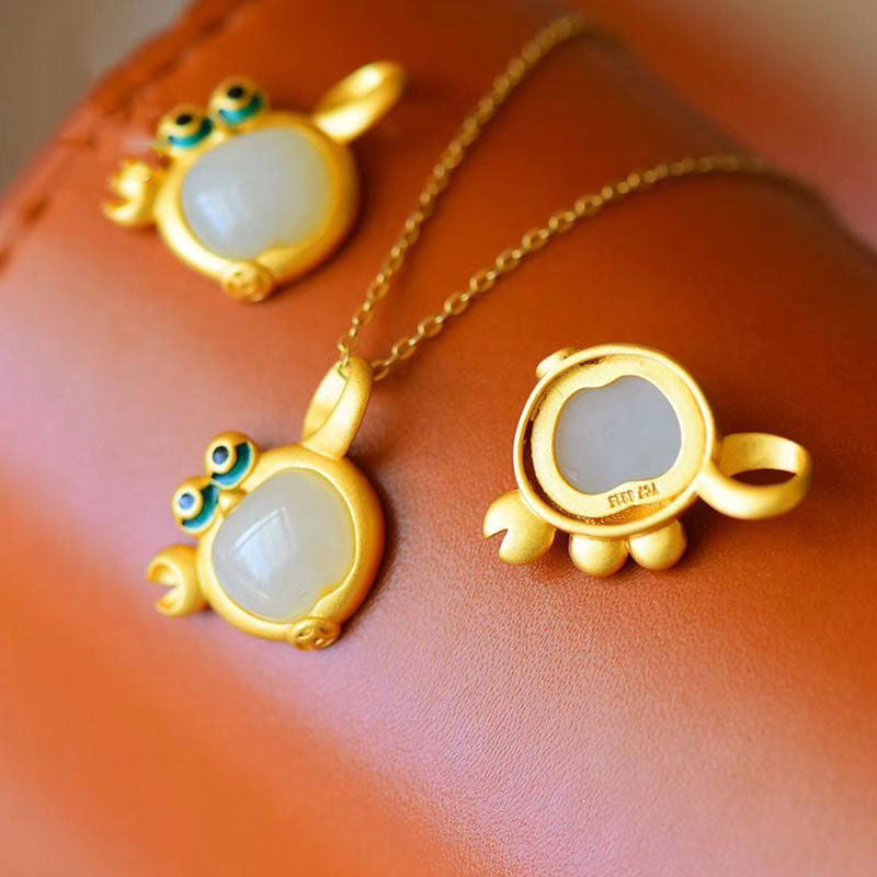 Zarte handwerkliche Gold Halskette