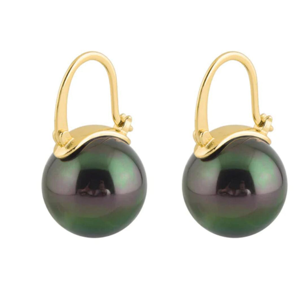 Zarte handwerkliche Gold Ohrring