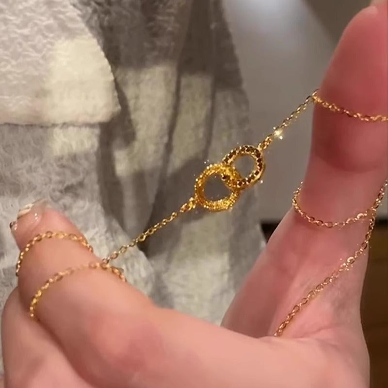 Romantische Gold Halskette für besondere Momente