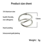 Zarte handwerkliche Ring