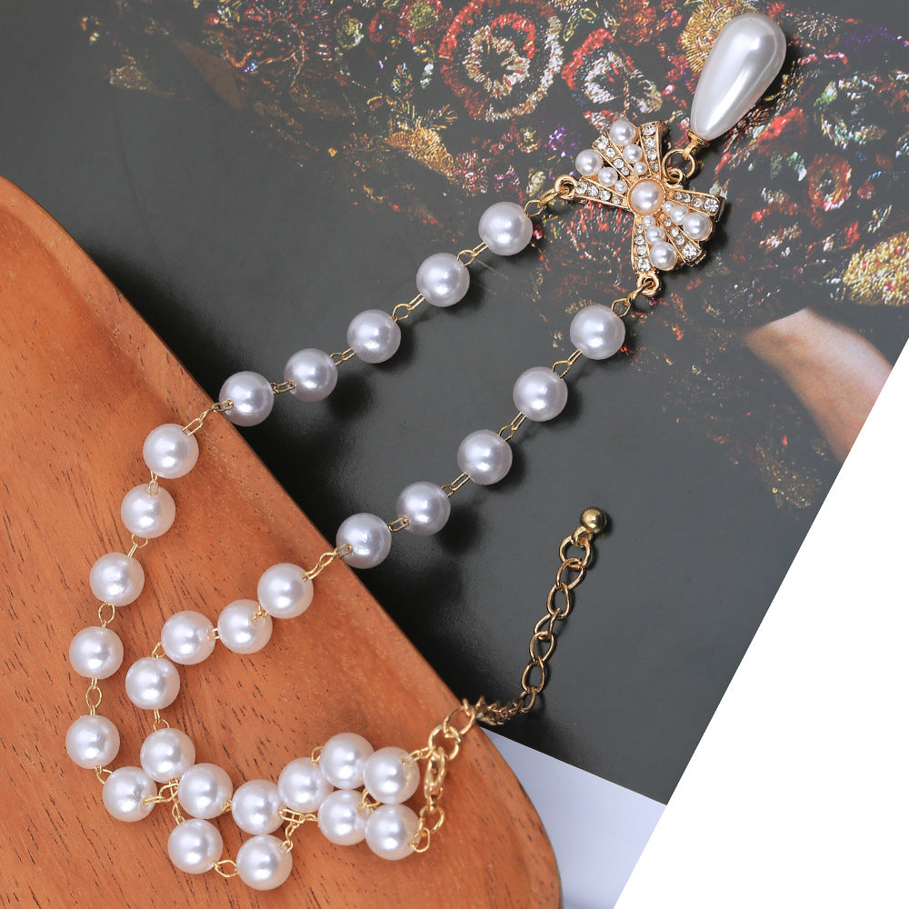 Romantische Perlen Halskette für besondere Momente