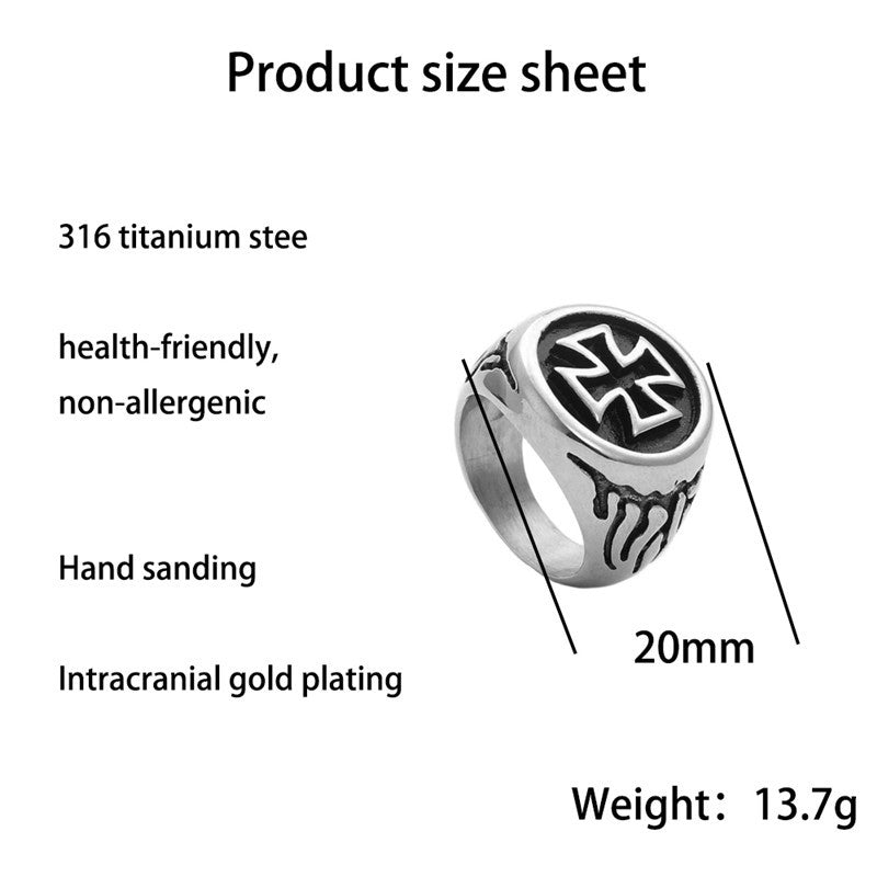 Zarte handwerkliche Ring