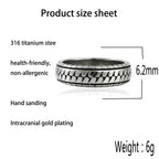 Zarte handwerkliche Ring