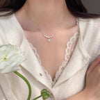 Zarte handwerkliche Halskette