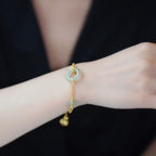 Zarte handwerkliche Silber Armband